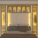 Ver imagem 6 de Guarda Roupa Modulado 06 Innova Reflecta 16 Portas Off White - Gelius