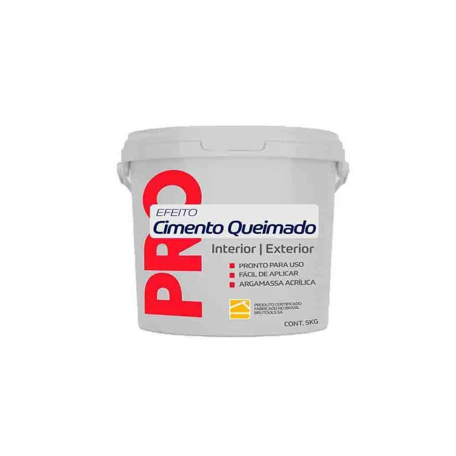 Cimento Queimado Envelhecido 5KG Brucolor - 1