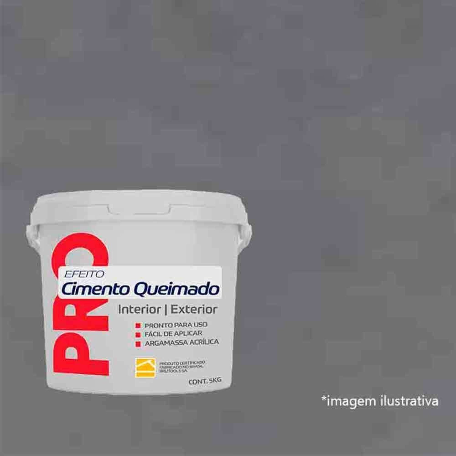 Cimento Queimado Envelhecido 5KG Brucolor - 3