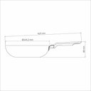 Ver imagem 5 de Frigideira Antiaderente Loreto 24cm Funda 2,2 L Tramontina Cor:preto Preto