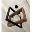 Ver imagem 1 de Luminaria Rustica em X Estilo Industrial