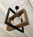 Ver imagem 1 de Luminaria Rustica em X Estilo Industrial