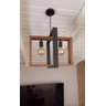 Luminaria Rustica em X Estilo Industrial - 2