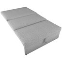 Ver imagem 3 de Sofá Cama Dominion 2 Lugares Reclinável 113cm Cinza Claro