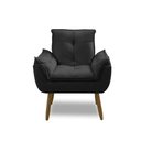 Ver imagem 3 de Poltrona Decorativa Opala para Sala Confortável Arapongas