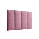 Ver imagem 1 de Cabeceira Solteiro 88 - Bello Box - Milão Suede Rosa
