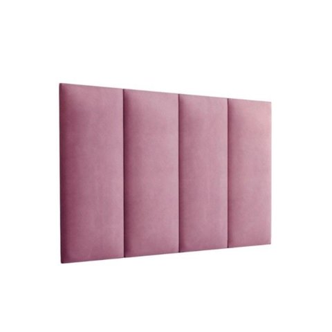 Cabeceira Solteiro 88 - Bello Box - Milão Suede Rosa