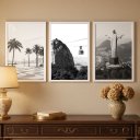 Ver imagem 1 de Kit 3 Quadros Fotos Cidade Rio de Janeiro Peb 33x24cm - com Vidro:moldura Branca