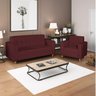 Kit Sofá 180cm e Poltrona em Suede Dallas - 1