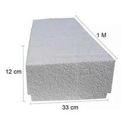 Placa de Isopor para Laje H12 Eps 100x33x12cm com 1 Unidade - 2