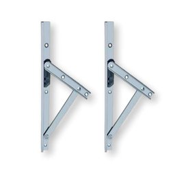 Braço Suporte Janela Maxim Ar Alumínio 20cm Cinza - 1