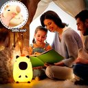 Ver imagem 6 de Luminaria Mesa Capivara Abajur Fofa Touch Recarregavel Muda de Cor Decoraçao Iluminaçao Infantil Qua