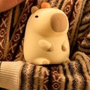 Ver imagem 3 de Luminaria Mesa Capivara Abajur Fofa Touch Recarregavel Muda de Cor Decoraçao Iluminaçao Infantil Qua