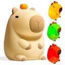 Ver imagem 1 de Luminaria Mesa Capivara Abajur Fofa Touch Recarregavel Muda de Cor Decoraçao Iluminaçao Infantil Qua