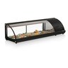 Vitrine Refrigerada de Bancada Preto Sushi Gelopar - Gvrb120Pr - 220V - 1