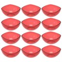 Ver imagem 1 de 12 Potes de Sobremesa Doces Vermelho Transparente 265ml Plástico Crippa Restaurante Hotel