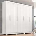 Ver imagem 1 de Guarda-Roupa Casal Lisboa 8 Portas 4 Gavetas com Pés