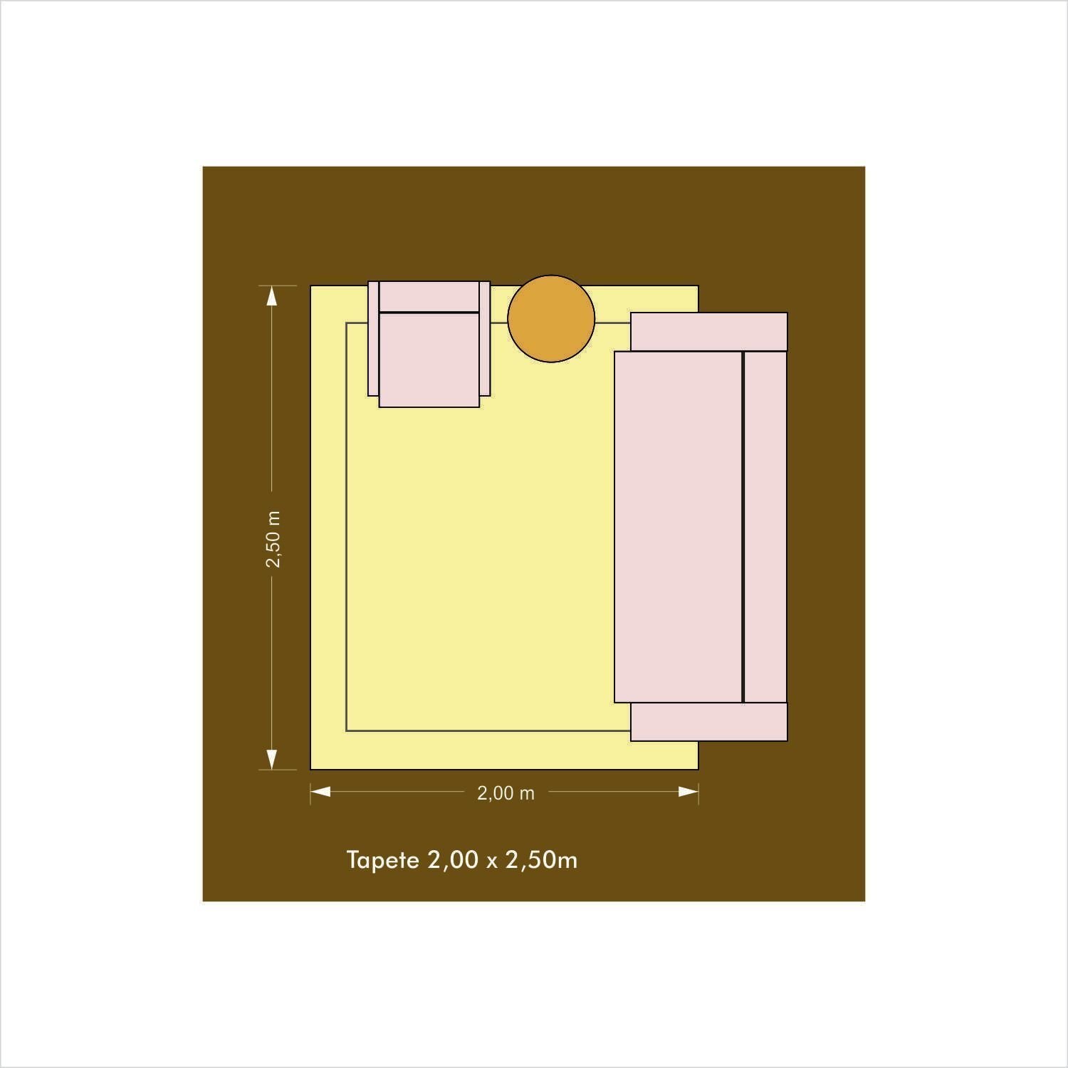 Tapete 200 X 250cm Donatelo Niazitex - 3