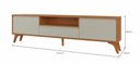 Ver imagem 6 de Conjunto Sala de Estar Vertex Off White/Naturalle Mavaular