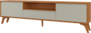 Ver imagem 4 de Conjunto Sala de Estar Vertex Off White/Naturalle Mavaular
