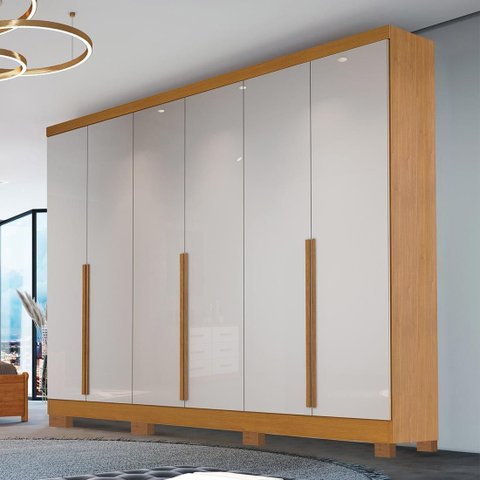 Guarda Roupa Casal Master 270 6 Portas, 100% MDF | Bianchi