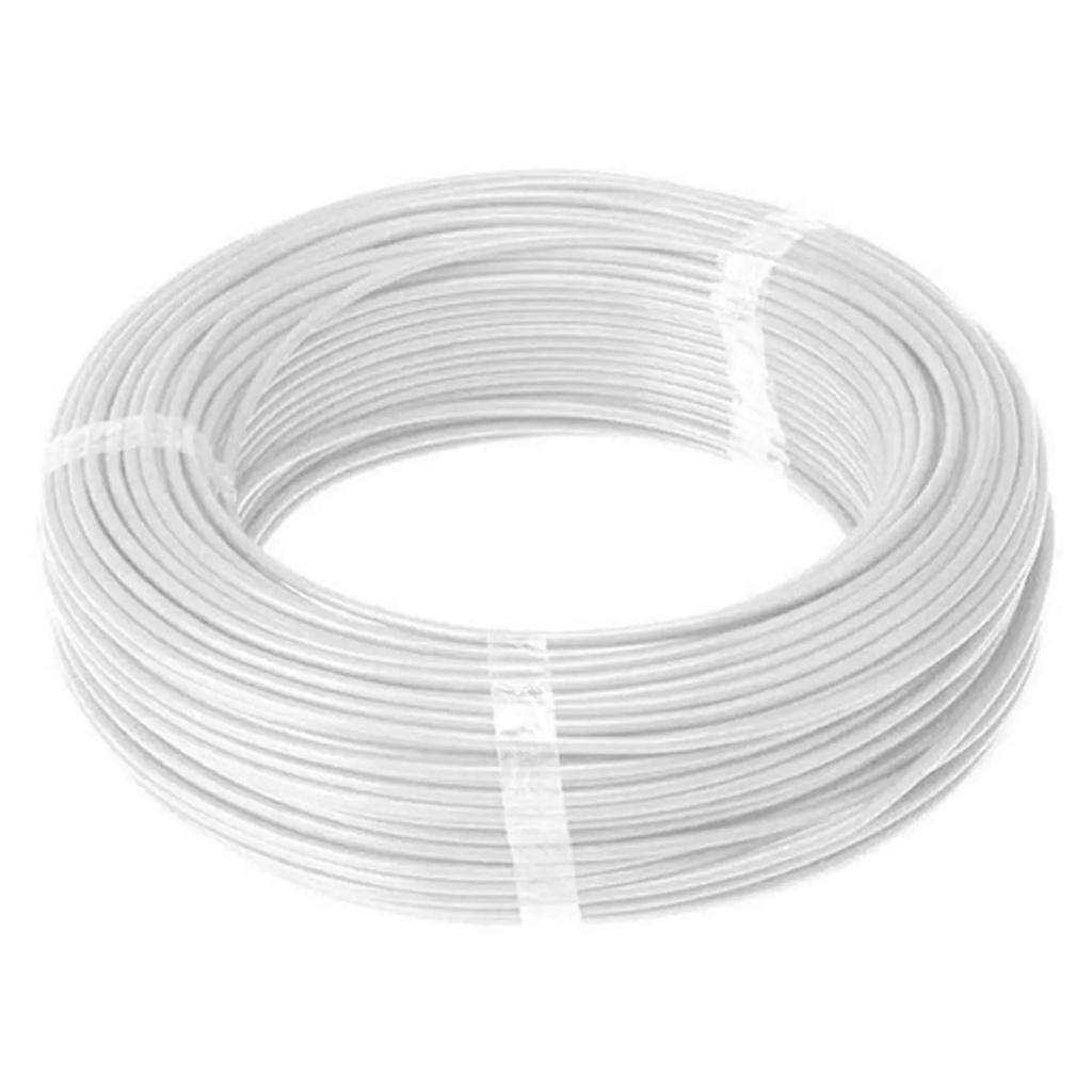 Fio Cabo Flexível 1,5Mm Branco - 100 Metros - 5