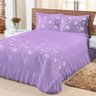Kit Cobre Leito Casal Super King Lírio 03 Peças - Lilás - 1