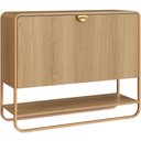 Ver imagem 7 de Sapateira Vertical para Hall de Entrada e Prateleira Decorativa Industrial Alek A03 Hanover Dourado