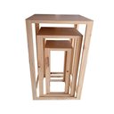 Ver imagem 3 de Trio de Mesa Vazado Mdf Pmg