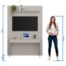 Escrivaninha Suspensa 1.29 cm com Painel Para TV de 55" NT 2100 - 9