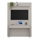 Ver imagem 6 de Escrivaninha Suspensa com Painel Para TV de 55" NT 2100 1 Gaveta 129,6cm Off White Tx