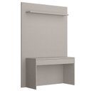 Ver imagem 7 de Escrivaninha Suspensa com Painel Para TV de 55" NT 2100 1 Gaveta 129,6cm Off White Tx