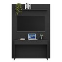 Ver imagem 7 de Escrivaninha Suspensa com Painel Para TV de 55" NT 2100 1 Gaveta 129,6cm Preto Tx