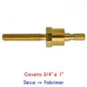 Ver imagem 2 de Conversor Acabamento Registro Gaveta Deca para Fabrimar 3/4" e 1'' - 130113