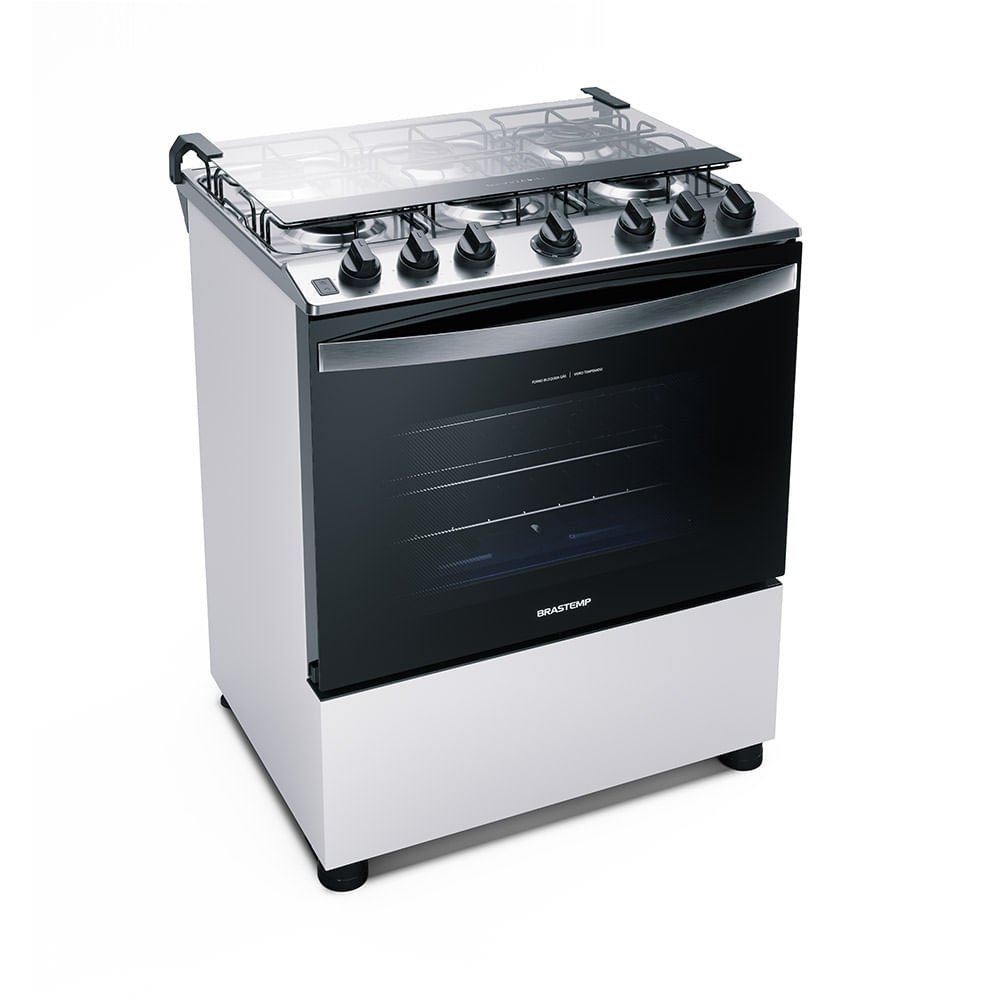 Fogão Brastemp 6 Bocas com Botões Removíveis e Exclusivo Aro Protetor Branco Bfs6ncb – Bivolt - 2