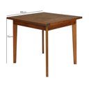 Ver mais imagens de Conjunto Mesa de Jantar Quadrada com 4 Cadeiras em Madeira Maciça Garden Jatobá