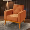 Poltrona Florença Veludo Terracota - 1