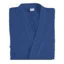 Ver imagem 2 de Roupão de Banho Felpudo 100% Algodão Hipoalergênico Azul Naval