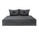 Ver imagem 1 de Sofá Cama Bicama Multiuso 2 Lugares com Tecido Suede 176x66 cm Quinto Sono