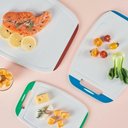 Ver imagem 4 de Kit 3 Tábuas de Corte PP Legumes Carne Peixe 39 31 25cm Biju