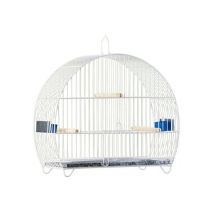 Gaiola Oval para Canário - Prata