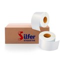 Ver imagem 1 de Etiqueta Térmica Adesiva Contínua 60mm X 30m Branca (caixa com 27 Rolos) - Silfer