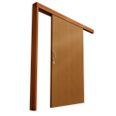Ver imagem 6 de KIT PARA PORTA DE CORRER MADEIRA