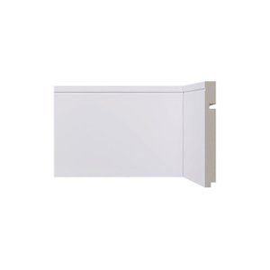 Rodape de Poliestireno 518 Branco 15cm Santa Luzia:branco