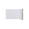 Rodape de Poliestireno 518 Branco 15cm Santa Luzia:branco - 1