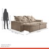 Sofá Retrátil e Reclinável 210cm M134 - 3