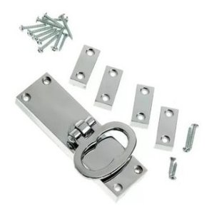 Fechadura Cremona Colonial Lisa Cromada 02 Unidades+paraf