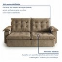 Ver imagem 6 de Sofá Modulado Retrátil e Reclinável 210cm Genebra
