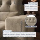 Ver imagem 5 de Sofá Retrátil e Reclinável 4 Lugares 290cm Pillow Top Duplo Base Madeira Maciça Paris