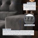 Ver imagem 5 de Sofá Retrátil e Reclinável 4 Lugares 290cm Pillow Top Duplo Base Madeira Maciça Paris